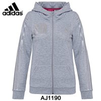 Adidas/阿迪达斯女2016春季新款运动服连帽夹克外套AJ1191 AJ1190-FC