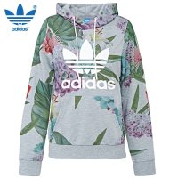 Adidas/阿迪达斯三叶草2016春季新款女卫衣运动连帽套头衫AK0611-FC