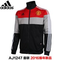Adidas阿迪达斯外套男2016新款切尔西足球运动休闲针织夹克AJ8225-FC