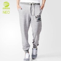 Adidas/阿迪达斯NEO新款2016男裤运动收口小脚针织透气长裤AK0988