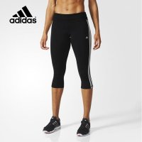 Adidas阿迪达斯女裤2016夏季运动裤 紧身裤训练跑步七分裤AJ9370-
