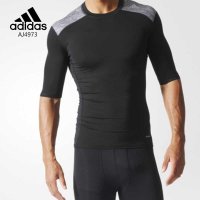 Adidas/阿迪达斯男子2016夏季新款T恤运动紧身训练速干短袖AJ4973
