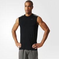 Adidas阿迪达斯2016夏新款男子运动速干透气训练背心T恤AJ5497-FC