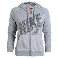 Nike耐克外套女装春秋款长袖运动服针织衫连帽夹克678371-091-482-TM