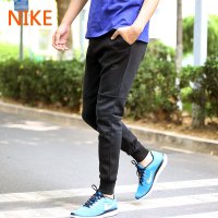耐克男裤2016夏季薄款运动裤小脚裤宽松收腿裤跑步长裤545344-011-BK