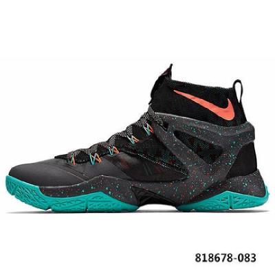 NIKE/耐克2016夏季新款男鞋詹姆斯使节奥利奥篮球战靴 818678-083-BK