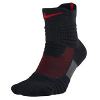 NIKE耐克2016夏男篮球袜精英毛巾底吸汗防滑中袜 SX5370-010-418-BK