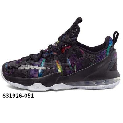 NIKE耐克2016秋款男詹姆斯LEBRON 13 ELITE LOW篮球鞋 831926-051-BK