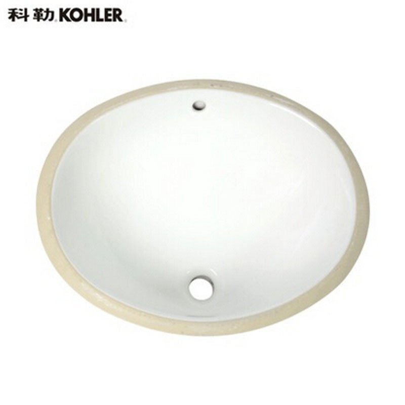 科勒Kohler卡斯登K-2211T面盆陶瓷洗脸/手盆池台下盆
