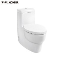 科勒马桶 卫浴坐便器欧芙加长型连体缓降座便器K-17629T-SM-0