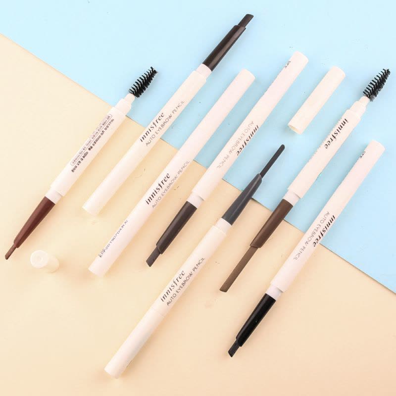 韩国进口innisfree 悦诗风吟彩妆眉笔 ECO生机双头自动扁头眉笔 防水防汗...图片