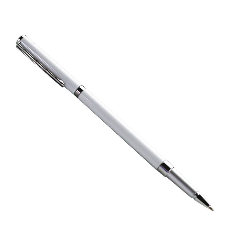 卡姆昂 高精度触控电容笔 苹果三星小米华为魅族iPad平板通用 手写笔 KMA 两用加长款原子笔 白色款