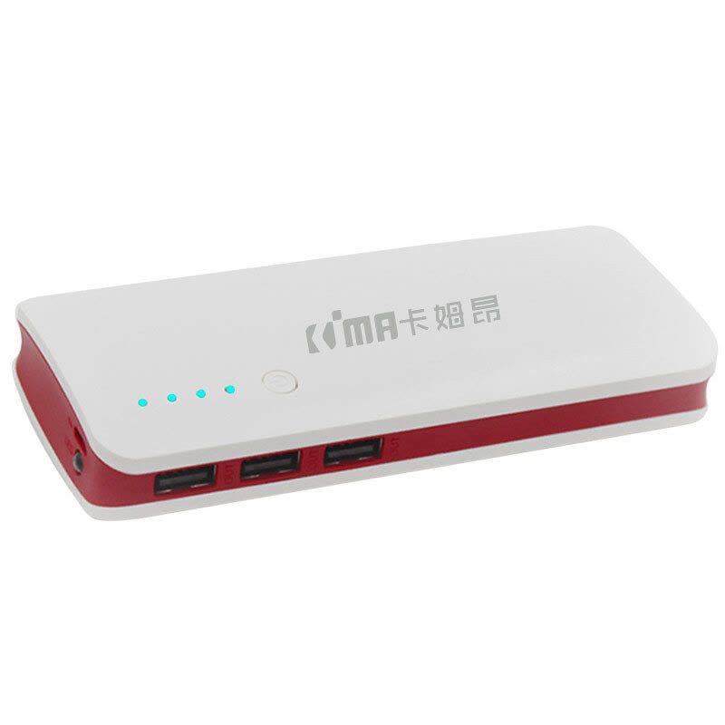 卡姆昂 KMA3USB移动电源充电宝10000毫安通用苹果7/6S/5s三星小米4华为OPPO红色图片