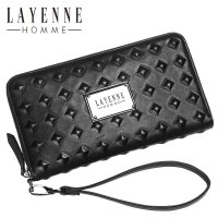 法国LAYENNE HOMME 男士牛皮真皮商务多功能手机钱包个性手抓手拿包