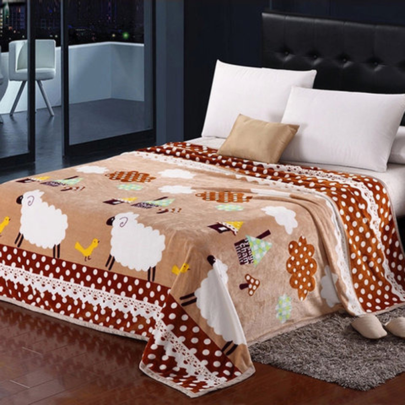 伊慕YIMU 空调毯保暖床单 旅行毯四季毯金貂绒毛毯