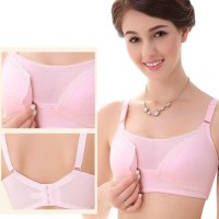 婷妃前开扣孕妇内衣哺乳文胸夏季大码喂奶无钢圈纯棉抹胸哺乳文胸WTW1511