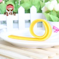 糖糖屋食品 韩国进口零食 海太长条软糖 舌头糖果 苹果味橡皮糖