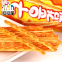糖糖屋食品 韩国原装进口零食 海太烤土豆条饼干 非油炸薯条薯棒27g