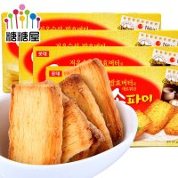 【糖糖屋】韩国进口零食 LOTTE乐天妈妈手派饼干 食品 127gx4盒