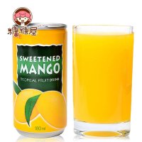 糖糖屋 韩国进口零食品饮料饮品 lotte乐天芒果汁180ml*6瓶