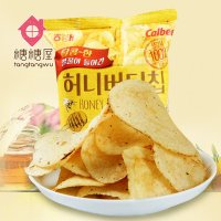 【糖糖屋】韩国进口零食品 海太蜂蜜黄油薯片60g土豆脆片膨化小吃