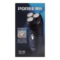博锐（POREE） 剃须刀PS195 三刀头贴面刀网 电动刮胡刀胡须刀男士电动剃须刀txd飞科生产博锐系列剃须刀