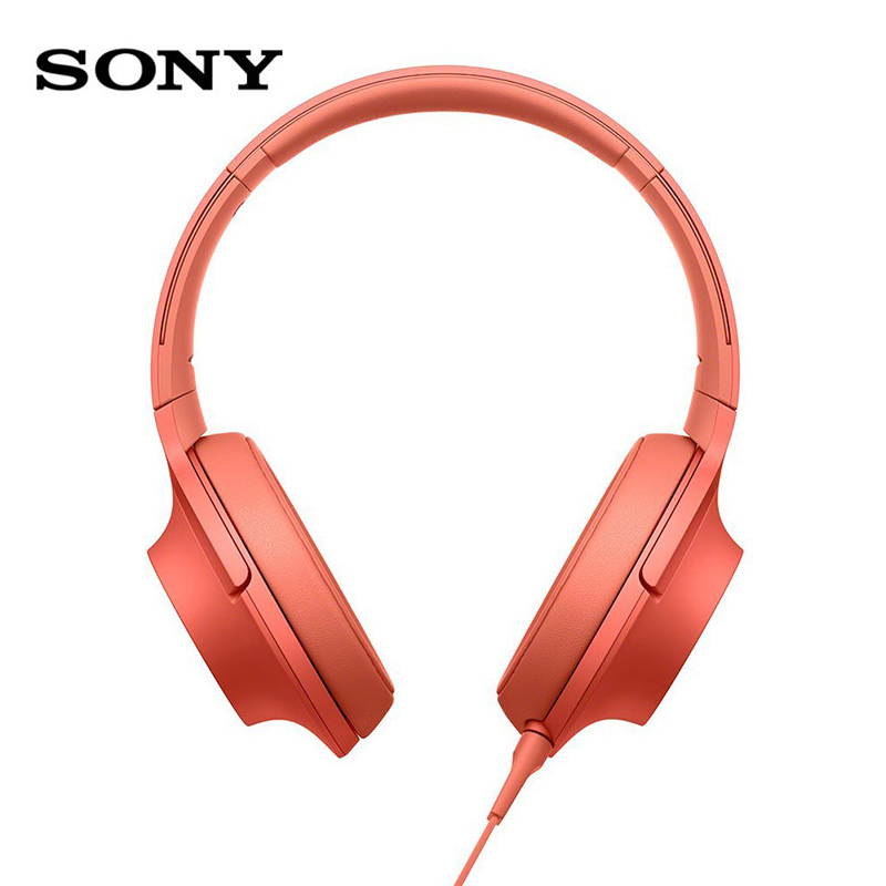 索尼(SONY) MDR-H600A Hi-Res 高解析度头戴式 立体声 通话耳机 暮光红