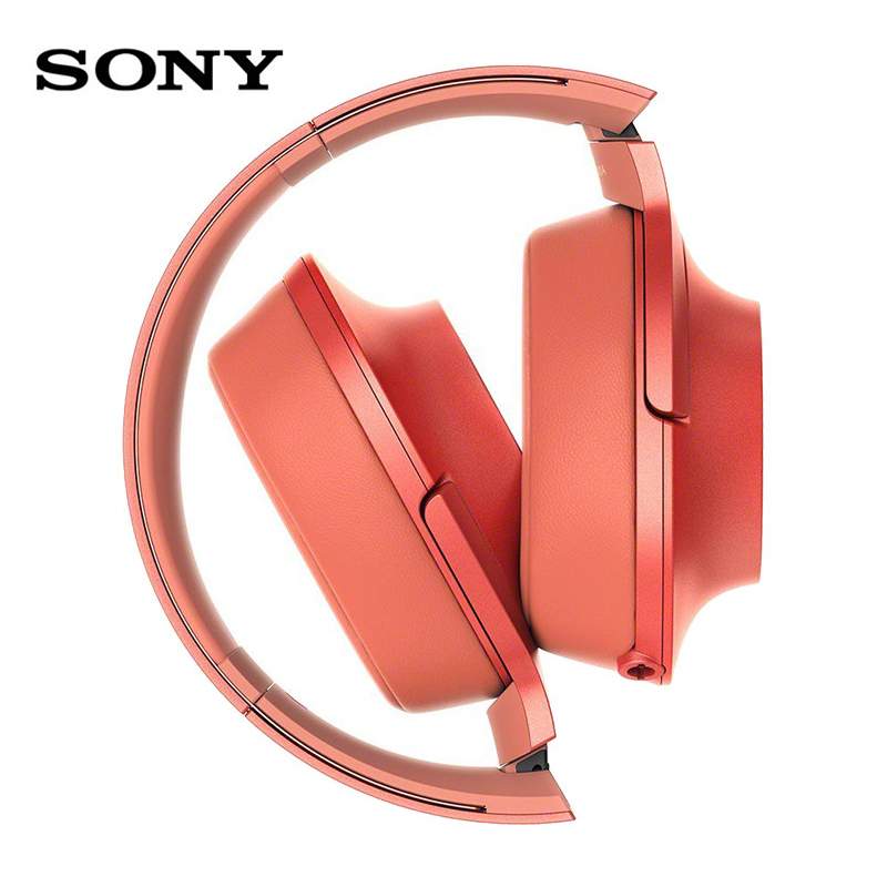 索尼(SONY) MDR-H600A Hi-Res 高解析度头戴式 立体声 通话耳机 暮光红