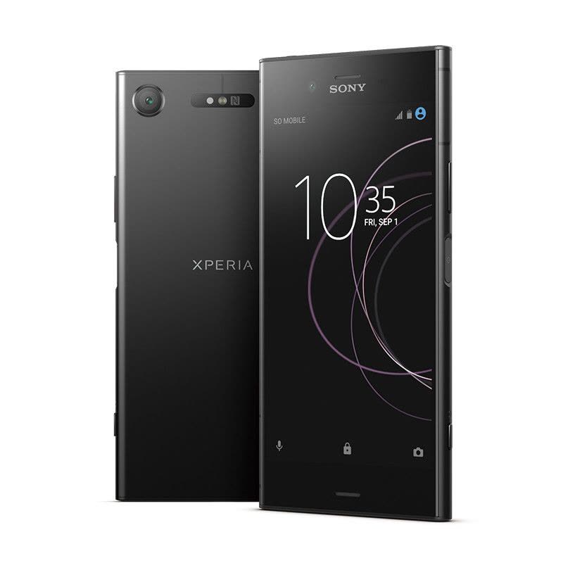 索尼(SONY)Xperia XZ1 G8342 双4G 智能手机 墨黑图片