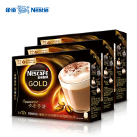 Nestle雀巢 馆藏卡布奇诺12条咖啡 可可粉速溶咖盒装速溶咖啡（3盒组合）