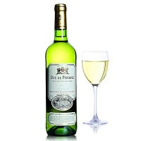 法国原装进口牡丹公爵干白葡萄酒单瓶装750ml葡萄酒原瓶