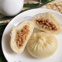 [中华特色]江苏馆 扬州特产五亭三丁包子360g/12只速冻食品营养儿童早餐 华东