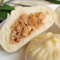 [中华特色]江苏馆 扬州特产五亭三丁包子360g/12只速冻食品营养儿童早餐 华东