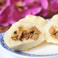 [中华特色]江苏馆 扬州特产五亭素三丁包子300g/6只速冻食品营养儿童早餐 华东