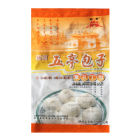 [中华特色]江苏馆 扬州特产五亭素三丁包子300g/6只速冻食品营养儿童早餐 华东