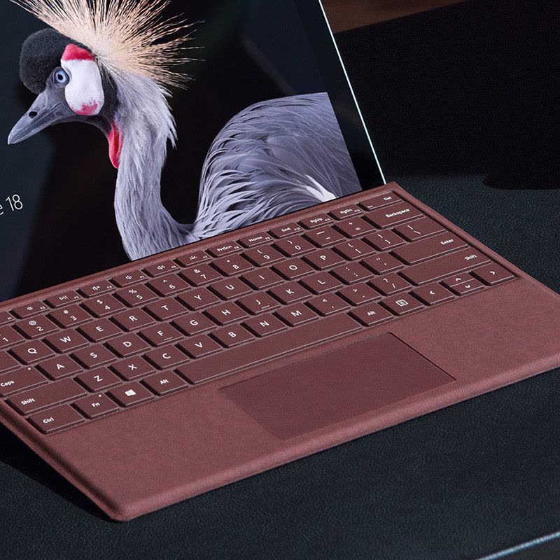 微软(Microsoft)Surface Pro7 特制版专业键盘盖SurfacePro特制版专业键盘盖(深酒红)红色图片