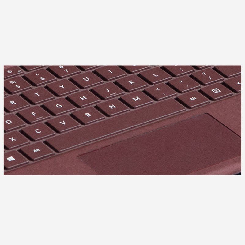 微软(Microsoft)Surface Pro7 特制版专业键盘盖SurfacePro特制版专业键盘盖(深酒红)红色图片