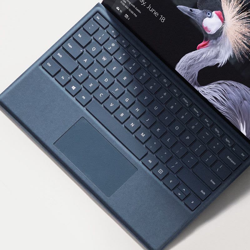 微软(Microsoft)Surface Pro7 SurfacePro特制版专业键盘盖(灰钴蓝)蓝色图片