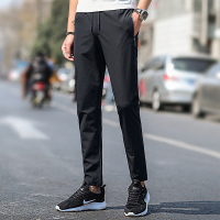 2018修身裤子韩版潮流9九分裤运动裤小脚裤