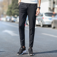 2018修身9九分运动裤子男韩版男士小脚裤潮