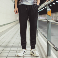 男士修身休闲小脚裤9九分裤韩版潮流裤子男