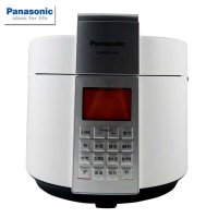 松下(Panasonic)电压力锅SR-PFG501-WS滑盖解锁 家用高压力煲5升