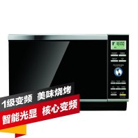 松下(panasonic) 微波炉 NN-GF599MXPE 平板 27L 纵拉门设计 镜面钢化玻璃 不锈钢内胆