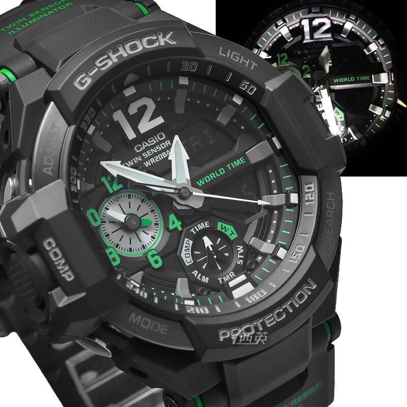 卡西欧casio男士手表 g-shock系列运动户外防水手表