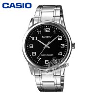卡西欧casio手表 指针系列石英防水男款钢带手表