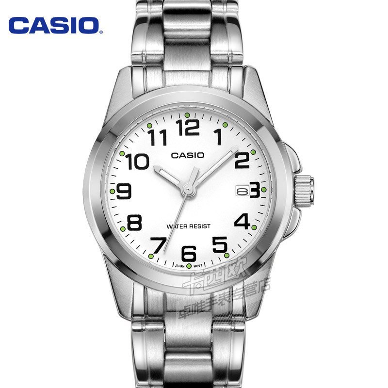 卡西欧(CASIO)手表 钢带腕表小表盘石英女表