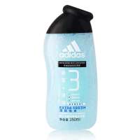 Adidas阿迪达斯男士功能型香波沐浴露清新酷爽250ml