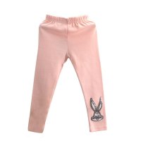 萌衣萌裤 童装女童 2015秋季新款 韩版亮片卡通兔打底裤