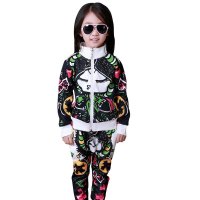 萌衣萌裤 童装男女童套装 2015秋季新款 嘟嘟脸套装 韩版长袖立领裤套装