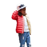 萌衣萌裤 2015新款轻薄型男女童中大童宝宝羽绒服外套158602